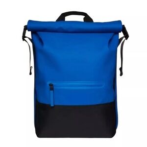 RAINS Rolltop Rucksack Waterproof Blue (Wave) Backpack W3 Travel